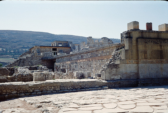KNOSSOS, IRAKLION MUSEUM COLOR SLIDE, GR 1977_12