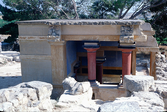 KNOSSOS, IRAKLION MUSEUM COLOR SLIDE, GR 1977_06