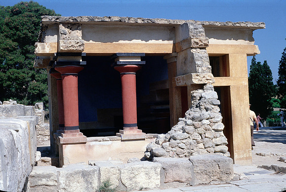 KNOSSOS, IRAKLION MUSEUM COLOR SLIDE, GR 1977_05
