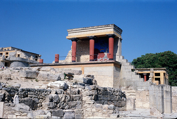 KNOSSOS, IRAKLION MUSEUM COLOR SLIDE, GR 1977_01