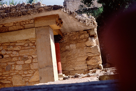 KNOSSOS, IRAKLION MUSEUM COLOR SLIDE, GR 1977_10