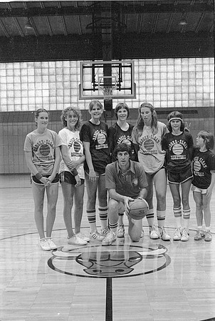 JERRY SLOAN COACHING GIRLS BASKETBALL AT ANGEL GUARDIAN, Misericordia 1979_23