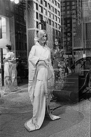 TRUCKS, MARSHALL FIELD MANNEQUINS, SUBWAY, SELFIES, STOREFRONT 1975_28