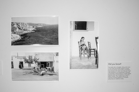 Storytelling in Cloth Exhibit by Diane Alexander White at the National Hellenic Museum