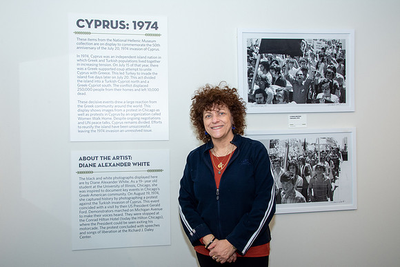 CYPRUS 50TH ANNIVERSARY EXHIBIT AT THE NATIONAL HELLENIC MUSEUM, DIANE ALEXANDER WHITE 1974-2024-43