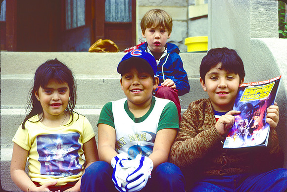 CUBS GAME DAY, KIDS ON MAGNOLIA 1981 DAW (7)
