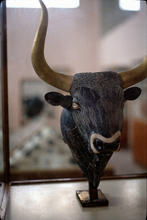 KNOSSOS, IRAKLION MUSEUM COLOR SLIDE, GR 1977_25