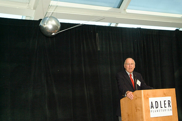 SPUTNIK 50, 2007 AT THE ADLER PLANETARIUM, SERGEI KRUSHCHEV