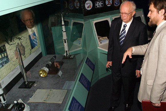 SPUTNIK 50, 2007 AT THE ADLER PLANETARIUM, SERGEI KRUSHCHEV