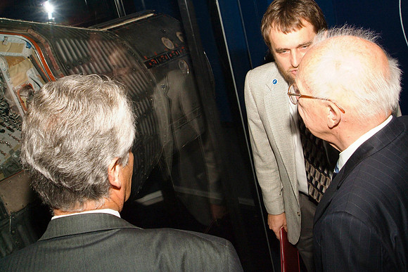 SPUTNIK 50, 2007 AT THE ADLER PLANETARIUM, SERGEI KRUSHCHEV
