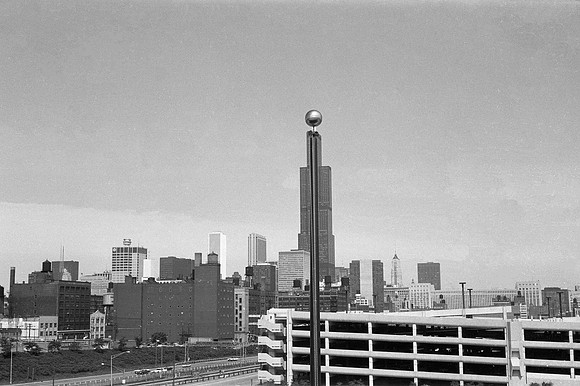 A & A ROOFTOP SEARS TOWER AND CHICAGO SKYLINE 1974_35