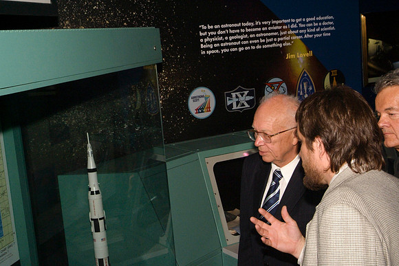 SPUTNIK 50, 2007 AT THE ADLER PLANETARIUM, SERGEI KRUSHCHEV