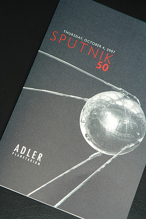 SPUTNIK 50, 2007 AT THE ADLER PLANETARIUM, SERGEI KRUSHCHEV