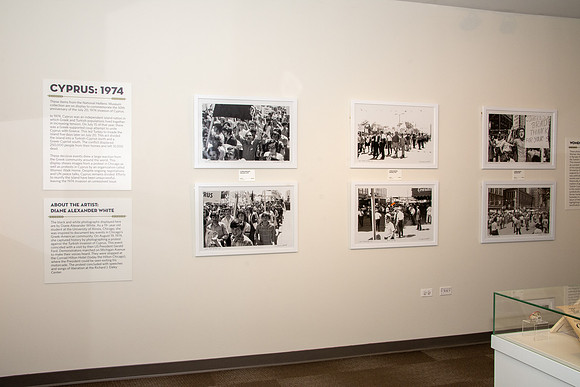 CYPRUS 50TH ANNIVERSARY EXHIBIT AT THE NATIONAL HELLENIC MUSEUM, DIANE ALEXANDER WHITE 1974-2024-41