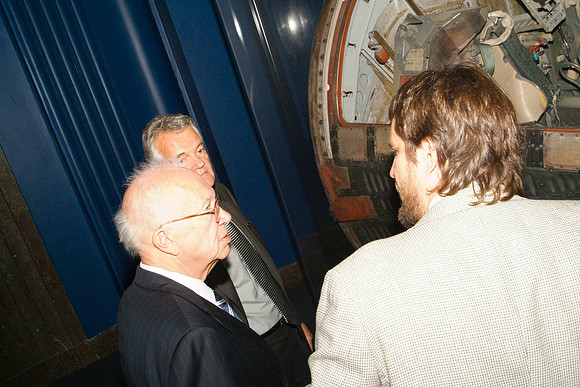 SPUTNIK 50, 2007 AT THE ADLER PLANETARIUM, SERGEI KRUSHCHEV