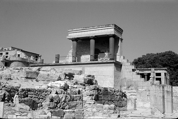 KNOSSOS, IRAKLION MUSEUM BW VERSION, GR 1977_001