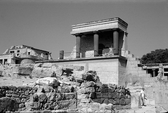 KNOSSOS, IRAKLION MUSEUM BW VERSION, GR 1977_002
