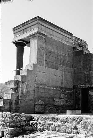 KNOSSOS, IRAKLION MUSEUM BW VERSION, GR 1977_004