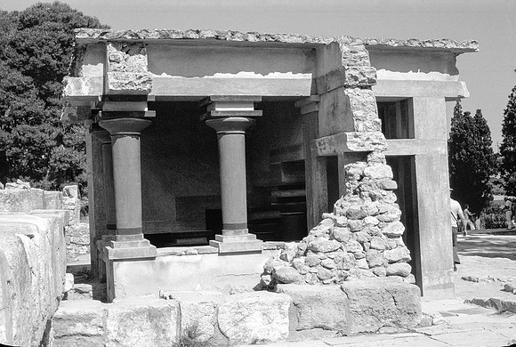 KNOSSOS, IRAKLION MUSEUM BW VERSION, GR 1977_005