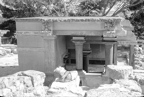 KNOSSOS, IRAKLION MUSEUM BW VERSION, GR 1977_006