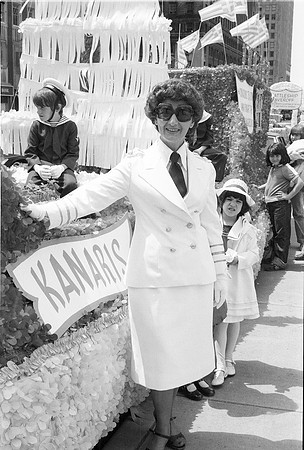 GREEK INDEPENDENCE DAY PARADE 1980_09A, GREEK SCHOOL TEACHER MRS. GEORGEOCOPOULOS