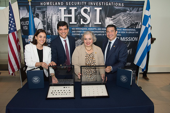 REPATRIATION OF GREEK COINS, NHM, 06-16-2023