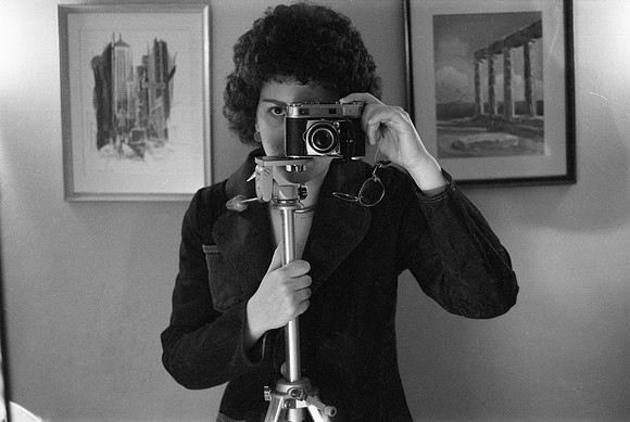 1975_DIANE SELFIES, MYLAR SUNGLASSES, CITYSCAPE, 6-1975_22