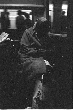 LADY ON SUBWAY 1974_18A,