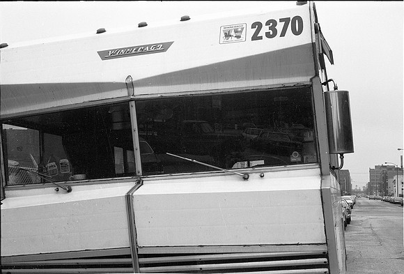 INDUSTRIAL AREA NORTH OF CIRCLE & GARBAGE TRUCKS 1975_43