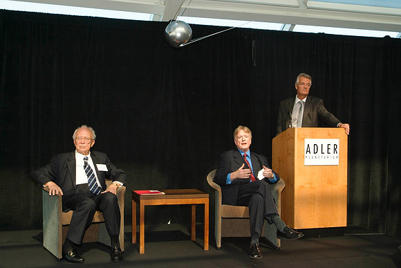 SPUTNIK 50, 2007 AT THE ADLER PLANETARIUM, SERGEI KRUSHCHEV