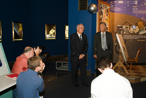SPUTNIK 50, 2007 AT THE ADLER PLANETARIUM, SERGEI KRUSHCHEV