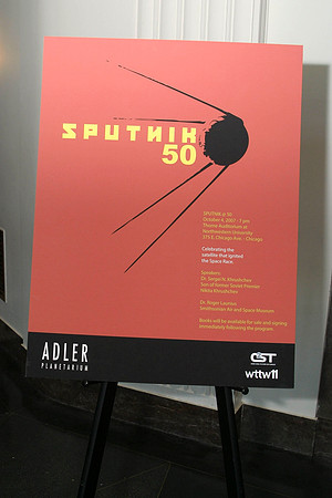 SPUTNIK 50, 2007 AT THE ADLER PLANETARIUM, SERGEI KRUSHCHEV