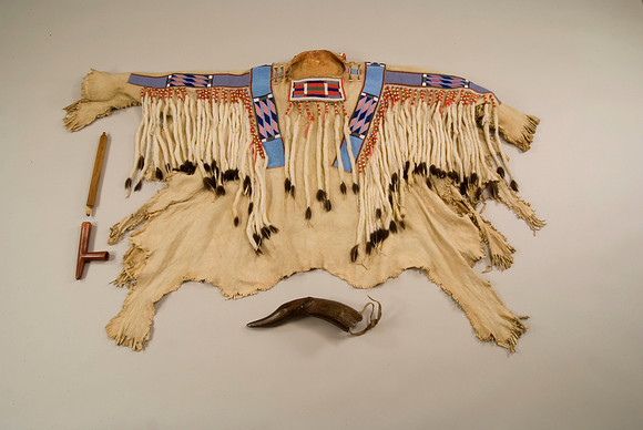 Crow, man's shirt, Travels of the Crow, Journey of an Indian Nation